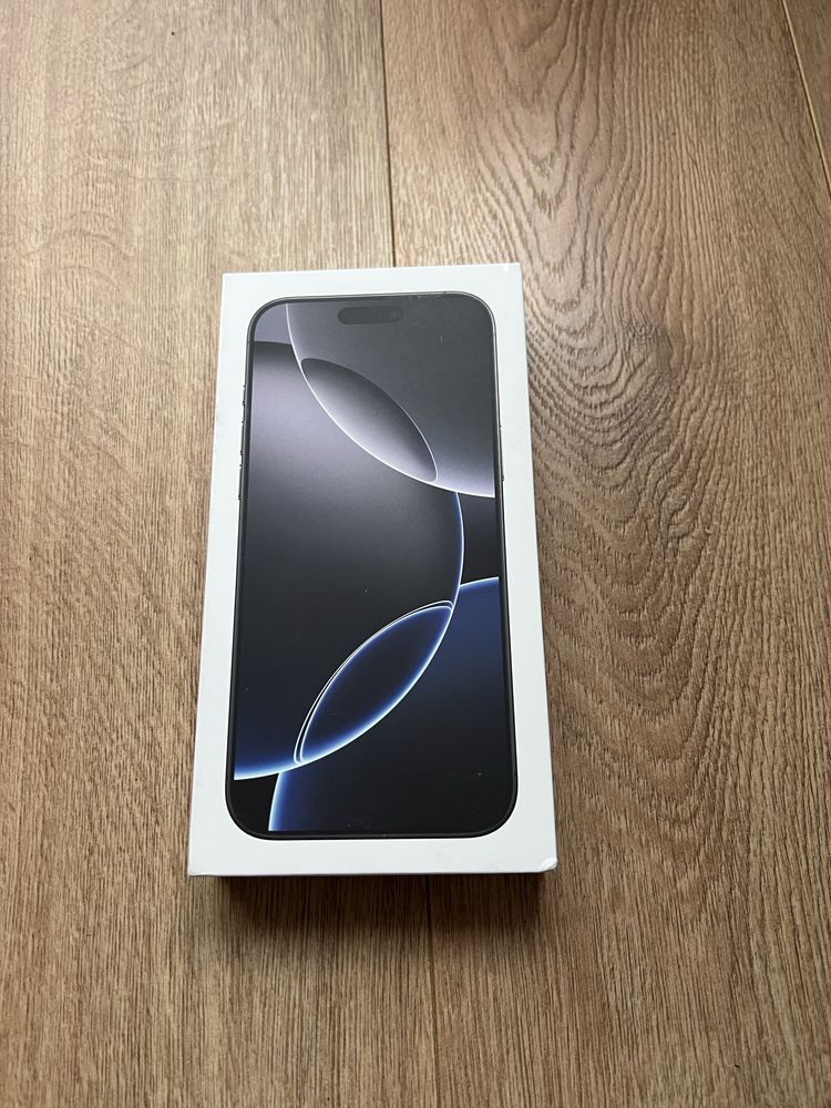 Запечатан! Iphone 16 PRO MAX 256gb Black Titanium / чисто НОВ!