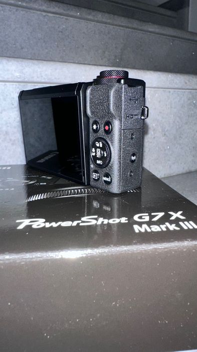 Дигитален фотоапарат Canon PowerShot G7X Mark III, 20.1MP, 4K, Черен