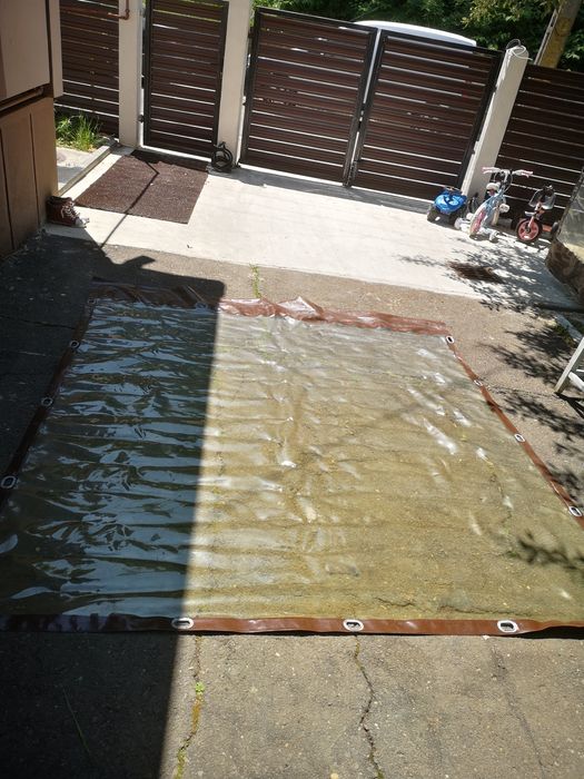 Folie transparenta pentru foisor terasa