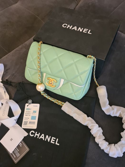 Chanel bag Pearl Crush - 21 cm - piele naturala/premium/full pack
