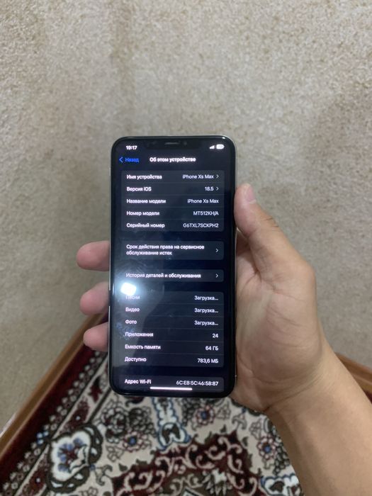 Iphone XS MAX.