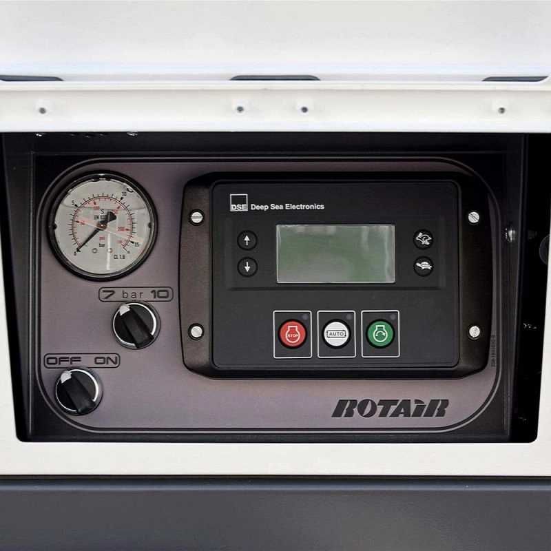 Motocompresor portabil ROTAIR MDVN 46K debit 4.5 mc/min; 7.0 bar