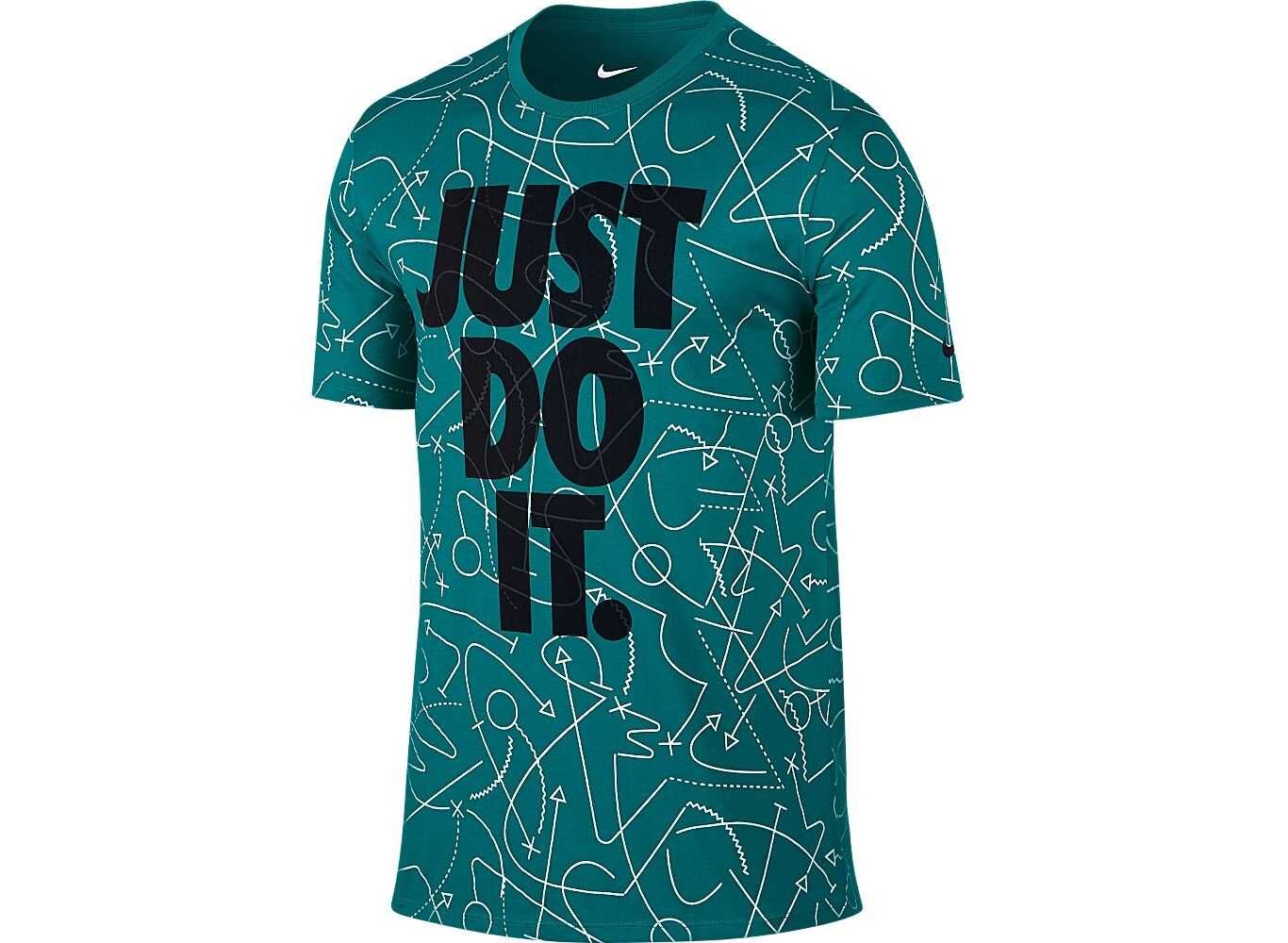 tricou Nike Plays Just Do It, Turcoaz/Alb, S -> NOU,SIGILAT,eticheta