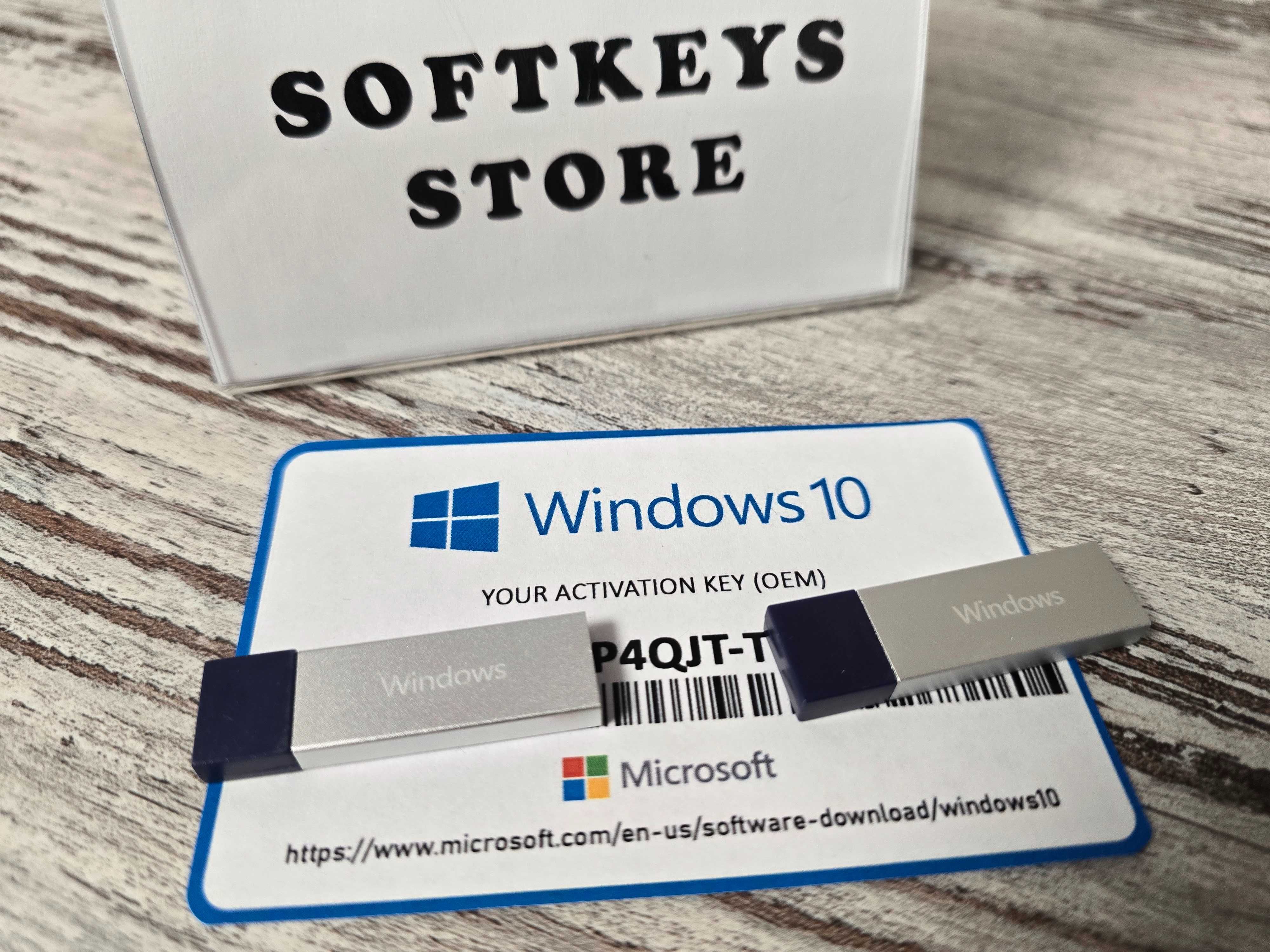 Microsoft Windows 10 Home/Pro Флашка + Лиценз (ПРОМО до 30.06.2025)