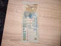 Bancnotă 1000 Lei 1998 Mihai Eminescu – Seria Rară 001A –