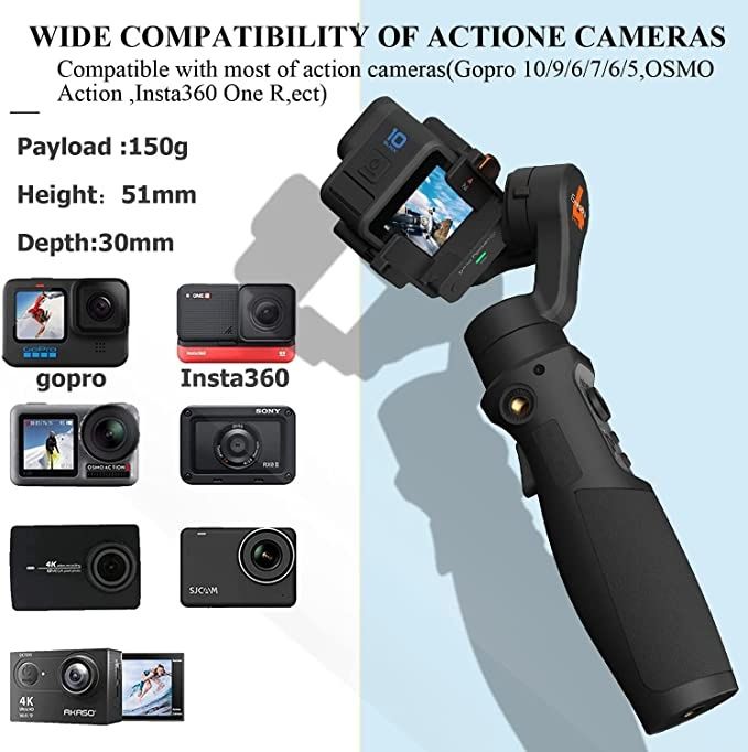 Stabilizator gimbal Bluetooth Hohem iSteady Pro 4 pt Gopro,sigilat