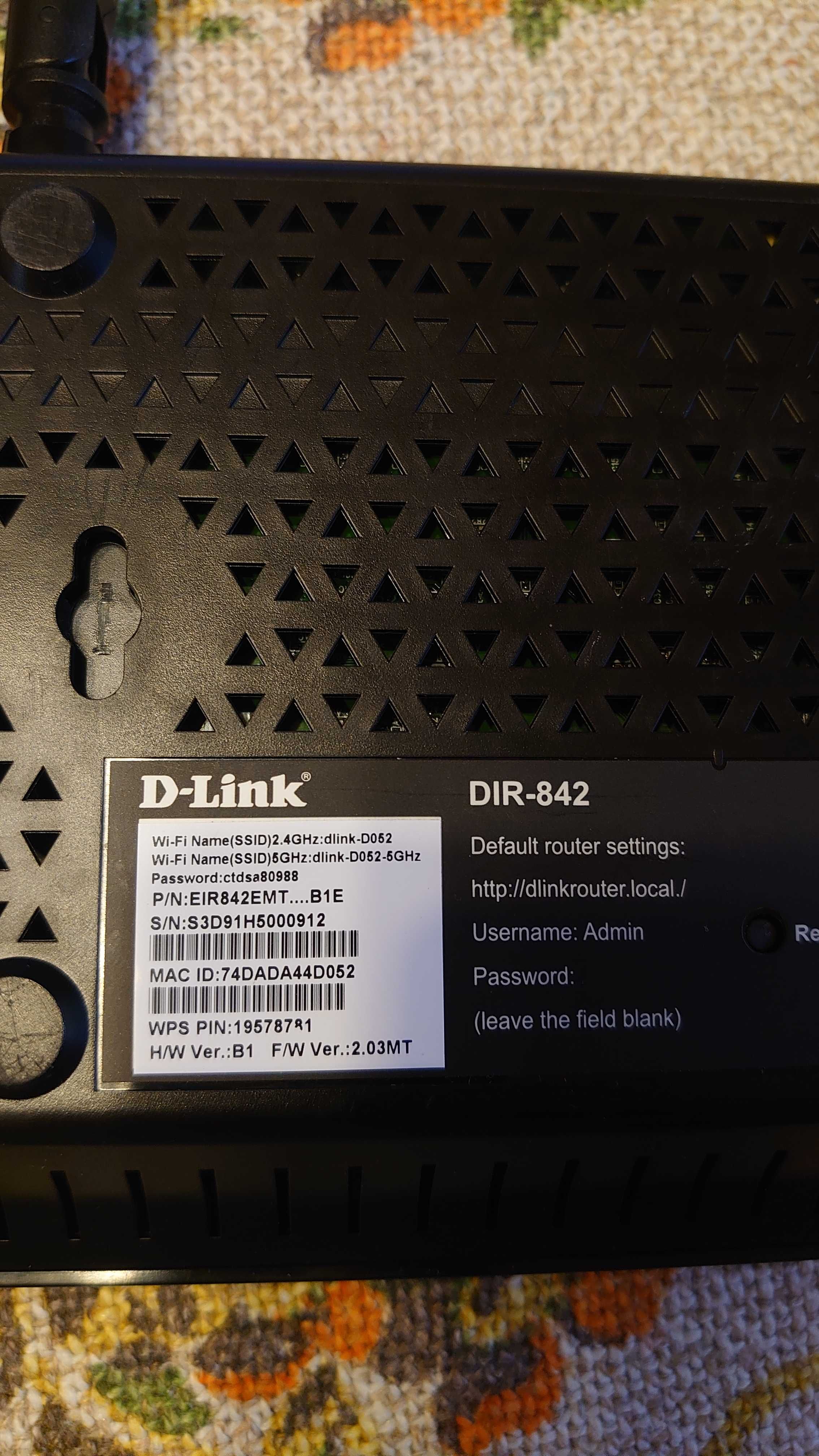Router Wireless D-LINK AC1200 DIR-842 , 300 + 867 Mbps