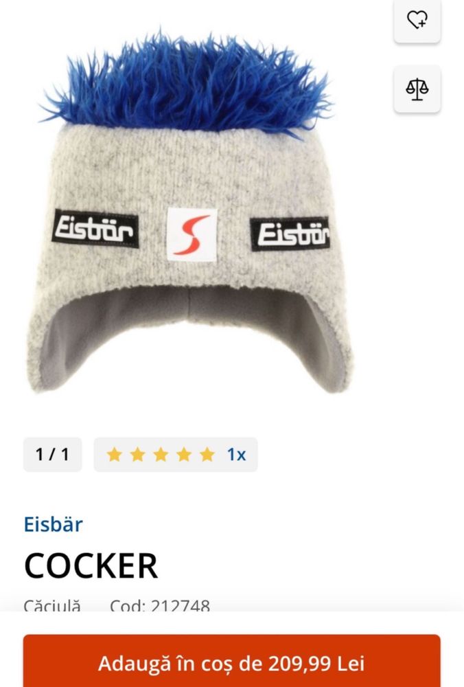 Căciulă Eisbär ski originală…
