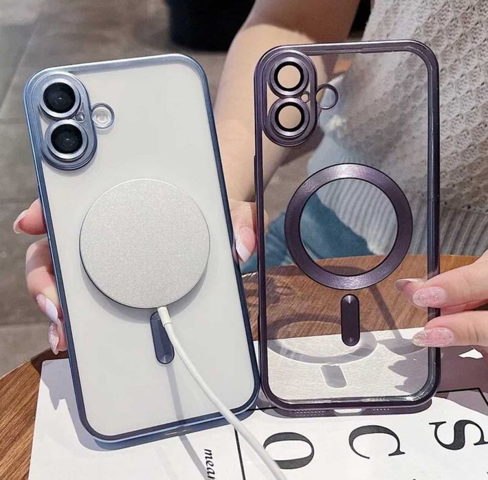 Husa MagSafe Titanium finish iPhone 16 , 16 Pro , 16 Plus , 16 Pro Max