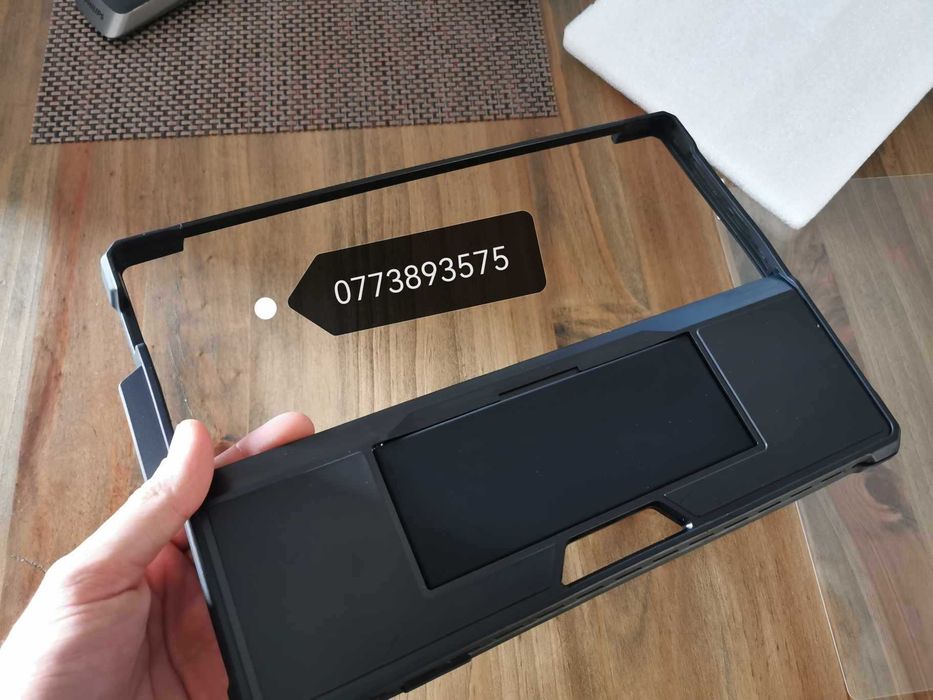 Husa + folie sticla ecran Microsoft Surface Pro 7 carcasa protectie