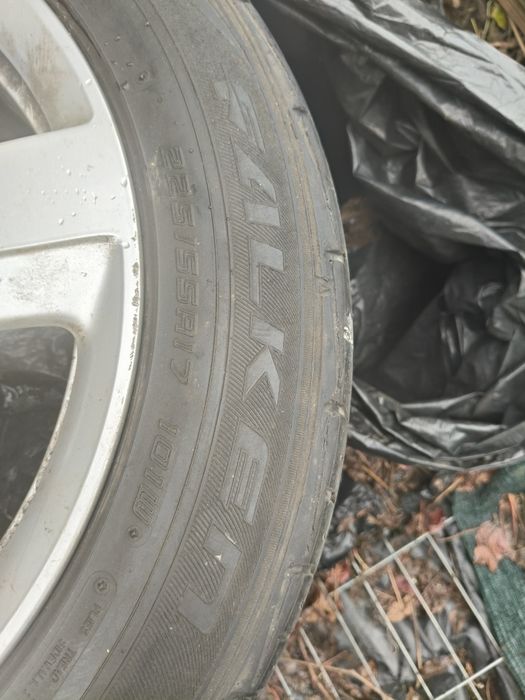 Vând set de jante de Audi pe 17, cu tot cu anvelope