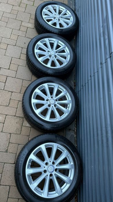 Jante Mercedes-Benz cu cauciucuri continental 225/55/17 de iarna