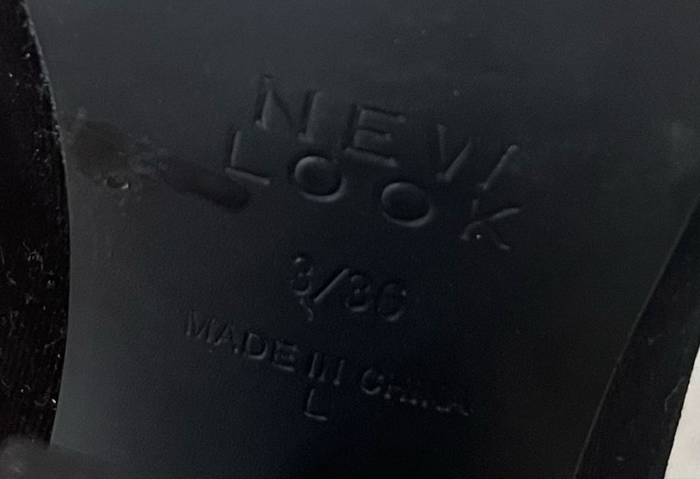 Sandale cu toc gros New Look, mărimea 36