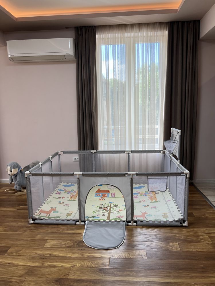 Кошарки + килимчета/ПОДАРЪК 30бр. топки