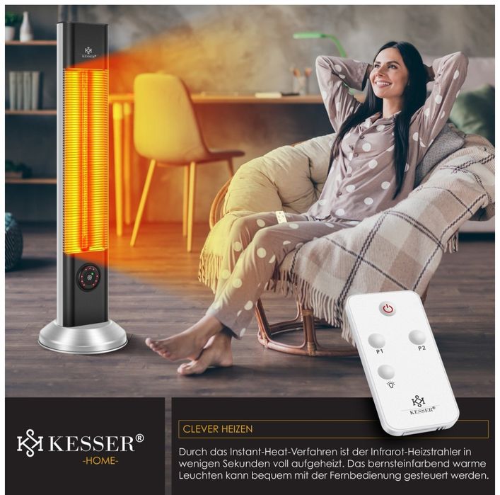 Свободностоящ инфрачервен нагревател за вътрешна и външна употреба