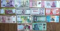 Lot colectie 14 bancnote autentice din 14 tari Africa UNC