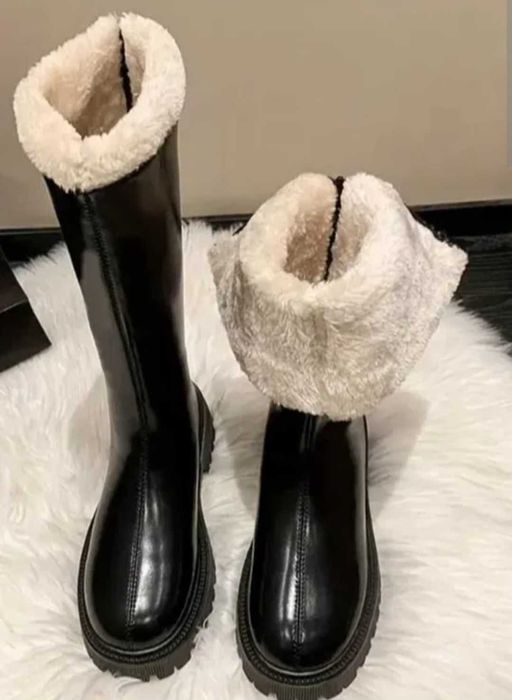 Cizme dublu model blanite