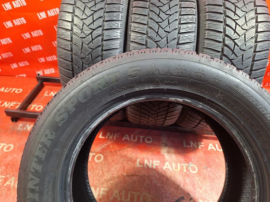 Anvelope de IARNA - 225/55/16 - DUNLOP 5 - 7 MM - DOT 2020 !