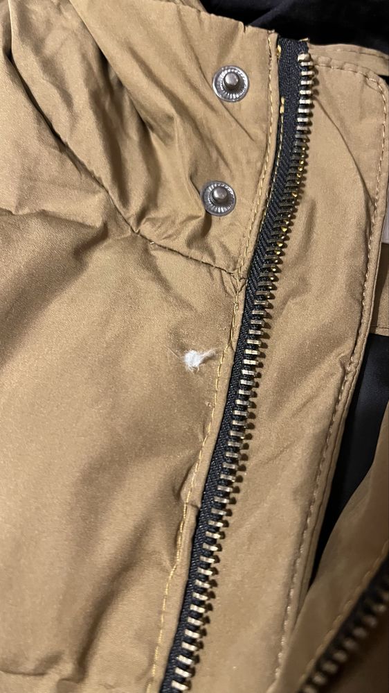 Дълго зимно яке с пух Zara, 128 см