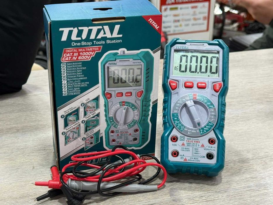 Дигитален мултицет 1000V, TOTAL TMT47503