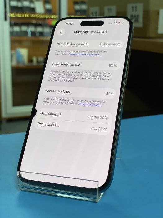 Apple iPhone 15 Pro 128GB, Garantie 12 luni | Lensun