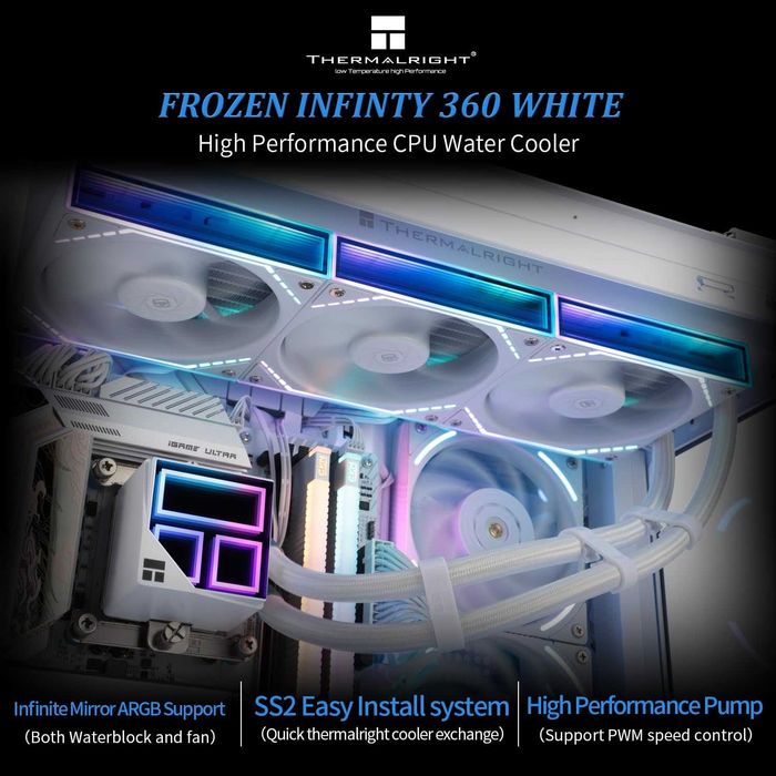 Cooler CPU AIO Thermalright Frozen Infinity 360 ARGB,PWM,Intel AMD