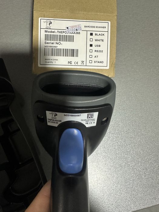Thepos AAA365 2D+markirovka qol skaneri, pistolet skaner