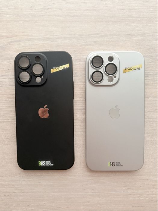 Чехол с защитой камера на Iphone 14/15 PRO MAX Черный/Белый/Серый