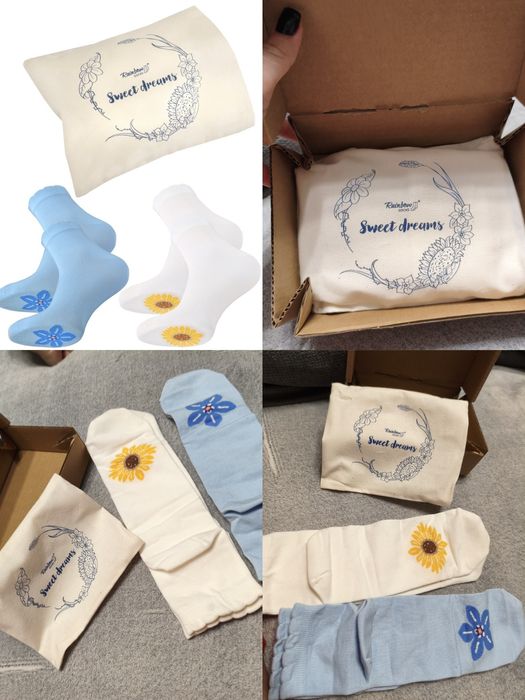 Șosete Rainbow Socks „Sweet Dreams” – 2 perechi, mărime 41–46, ambalat