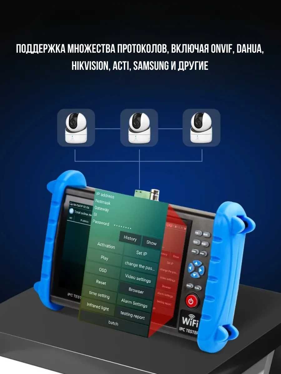 Тестер видеосистем NF-722 ATCHS IPC