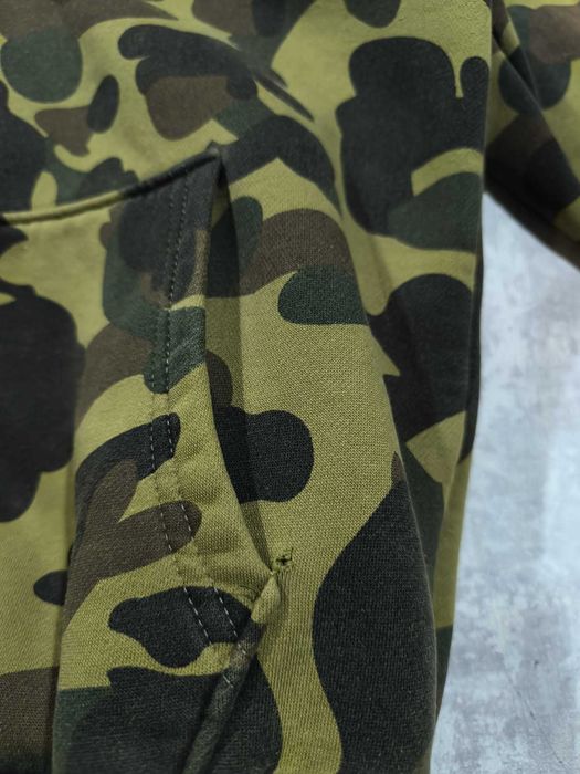 Camo Bape Shark Pullover Hoodie Hanorac 100 Bumbac Marime S