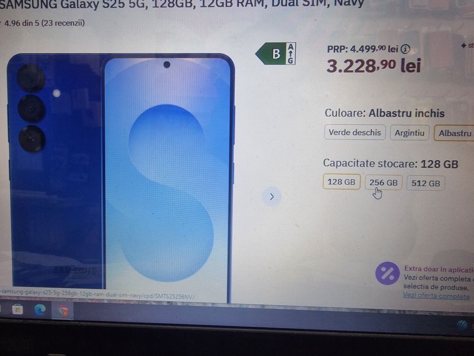 Samsung S25 sigilat 128Gb 2600 lei Fix