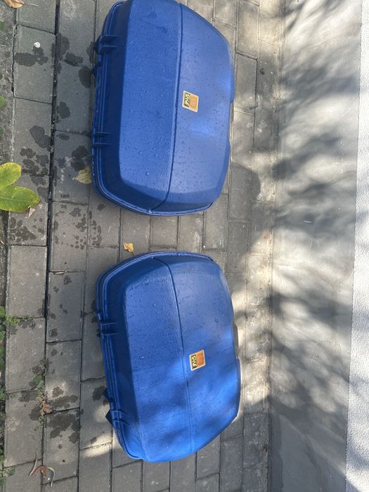 Set sidecase Givi monokey 2x45L albastru