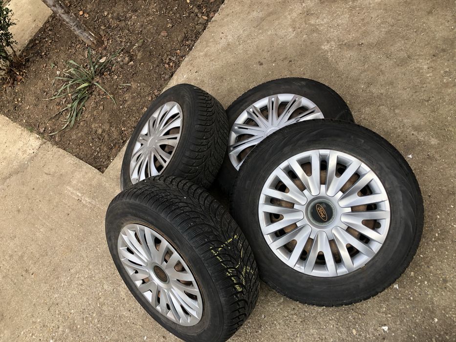 Set Jante 15” Ford + Cauciucuri/Anvelope Iarna Nokia WR D3 195/65 R15