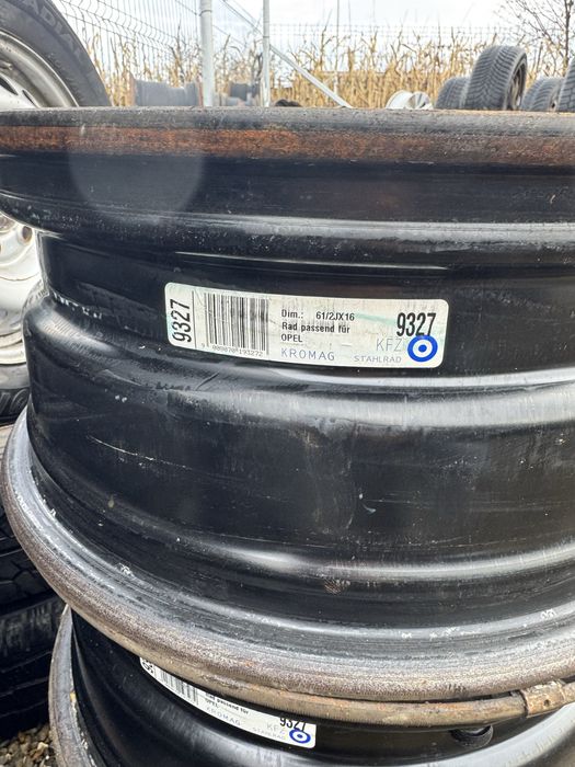 Set Jante Otel Opel R16   114,3