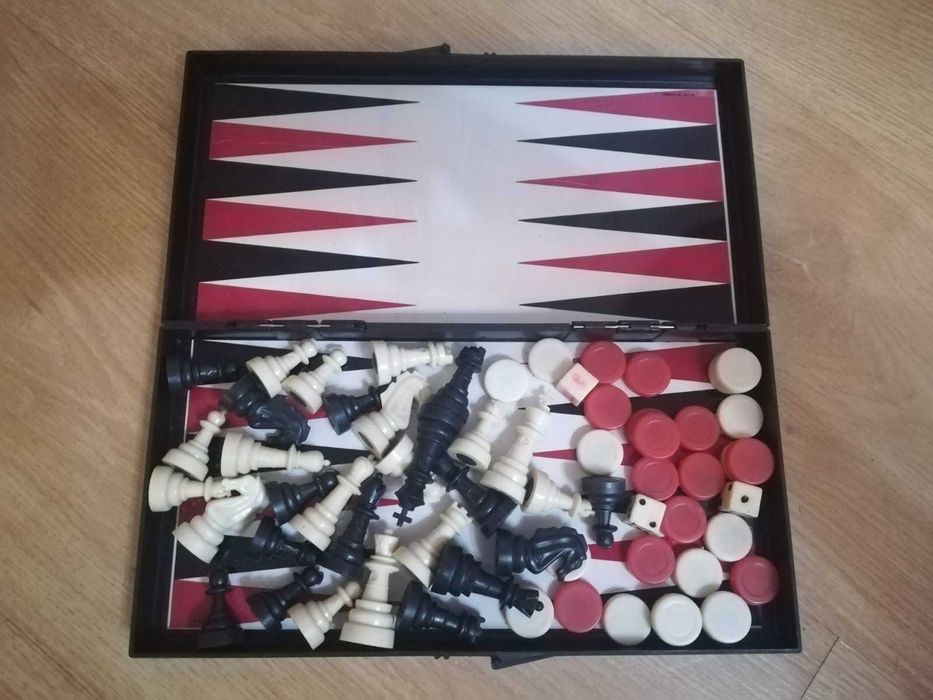 Шахматы 3 в 1 — шахматы, шашки, нарды | Магнитные |