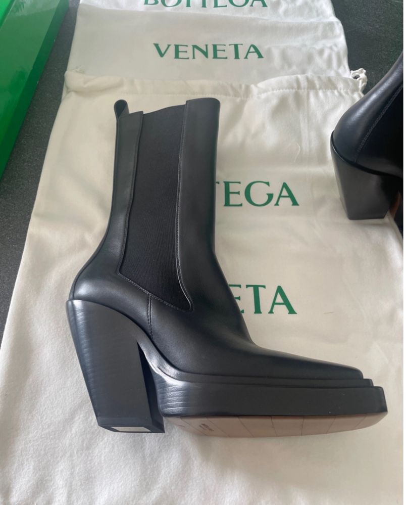 Cizme Bottega Veneta Lean Boots Western