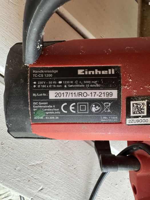 Circular Einhell, folosit