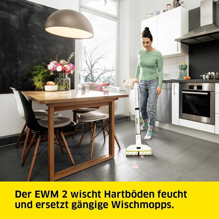ПРОМО Нов Уред за Почистване на Под Електрически Моп Karcher EWM 2