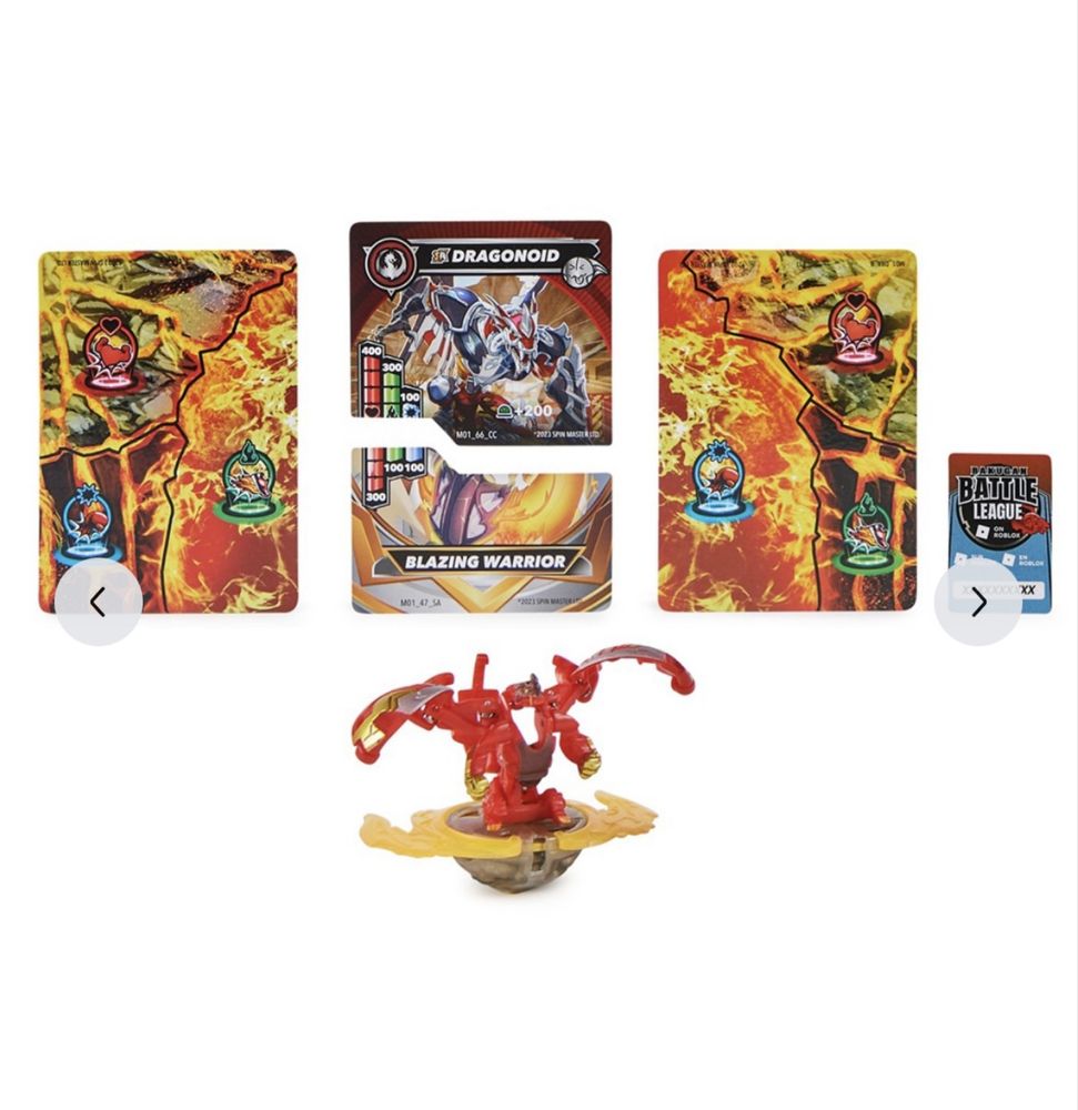 Set figurina Bakugan Arena de lupta 6067045, 6 ani+, multicolor