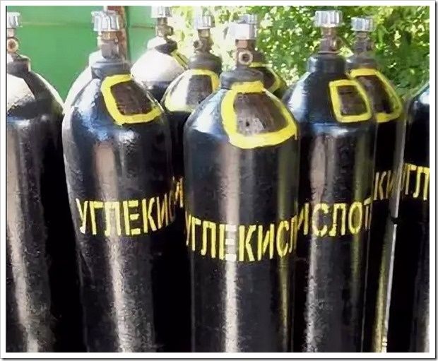 Углекислый газ .
