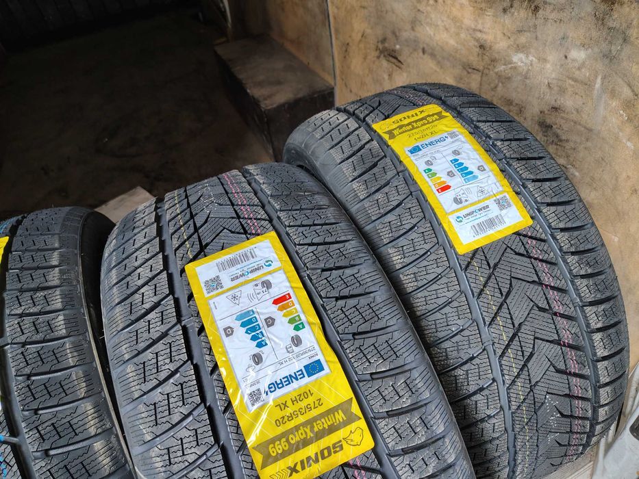 4бр.НОВИ зимни гуми SONIX 275 35 20+245 40 20 DOT24 цена за брой