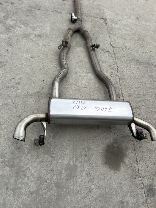 Evacuare completă , tobă finală BMW seria 7 G12 740 d 2017