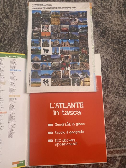 Atlas geografic Italia ,Europa,Asia