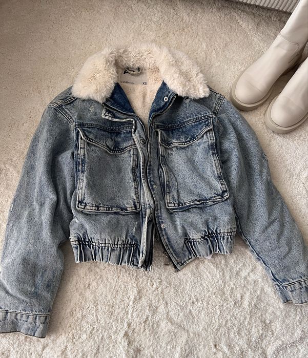 Зимно дънково яке