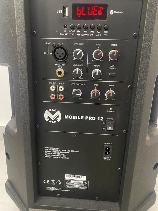 Boxa portabila cu bluetooth Mac Mah, 250W RMS, TWS -N2-