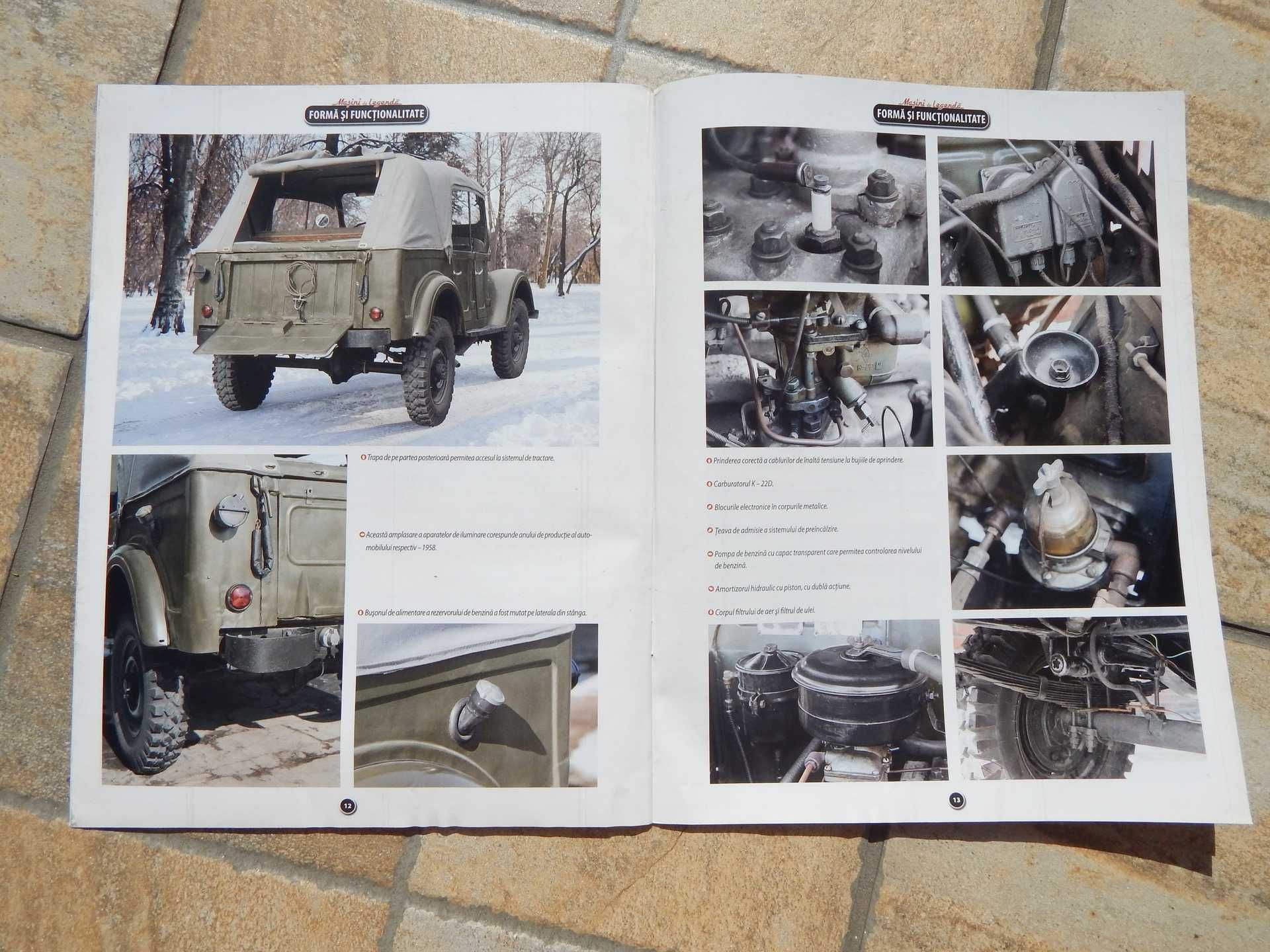 Revista prezentare jeep rusesc GAZ 69A colectia Masini de legenda
