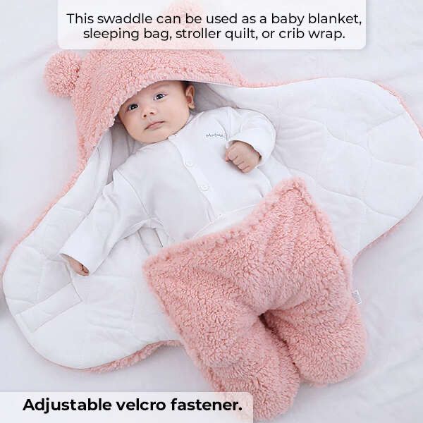 Patura paturica bebe roz 0-3luni