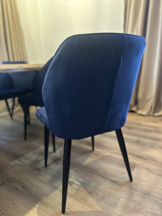 Scaune dining bleumarin