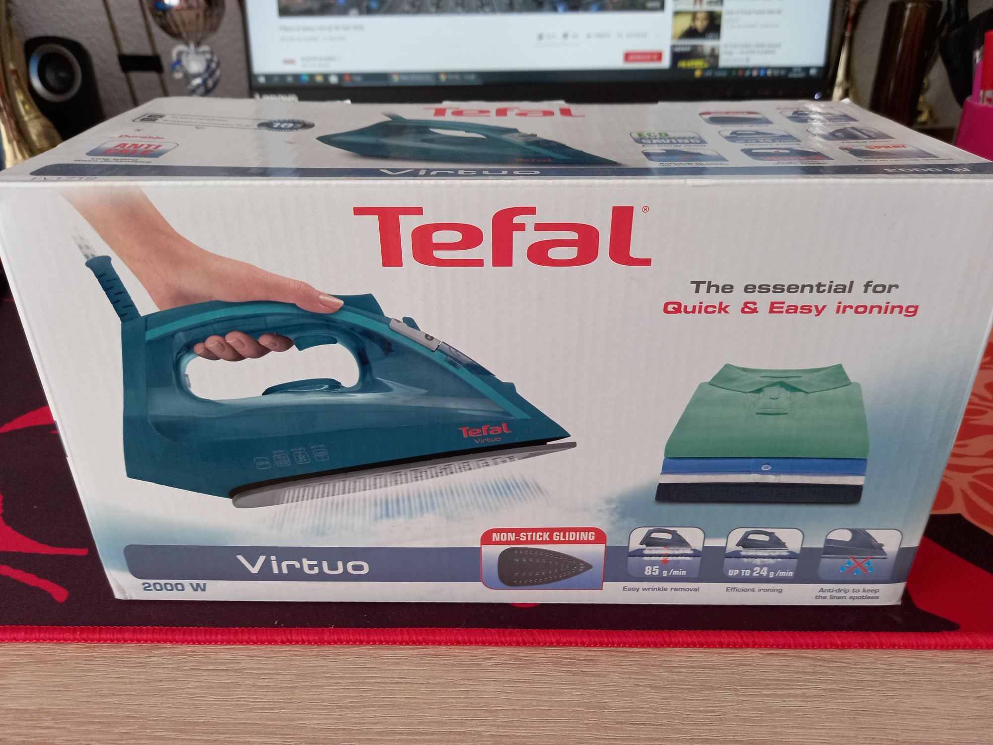 Fier de călcat Tefal Virtuo 2000 W nou